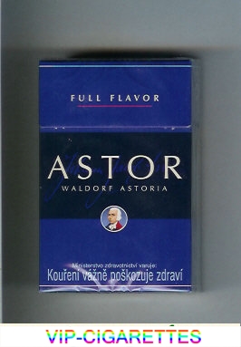 Astor Waldorf Astoria cigarettes Full Flavor
