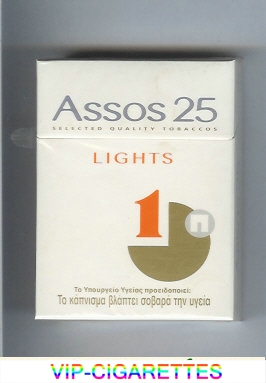 Assos 25 lights cigarettes