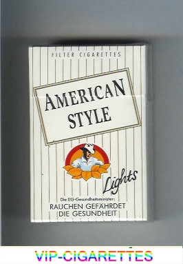 American Style cigarettes Lights