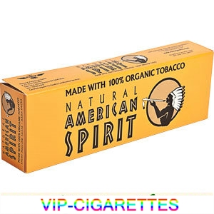 American Spirit Cigarettes Organic Mellow Taste Gold Box