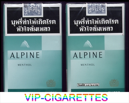 In Stock Alpine Menthol Filter Cigarettes Thailand Online