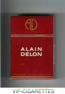 Alain Delon red cigarettes