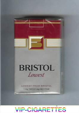 Bristol Lowest cigarettes USA