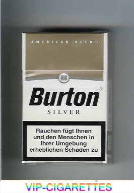 Burton Silver cigarette American Blend Germany