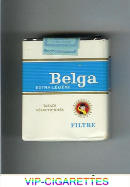 Belga Extra Legere Filtre cigarettes white red soft box