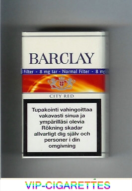 Barclay City Red cigarettes Finland