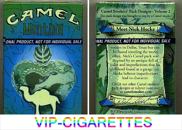 Camel Menthol Smokers Pack Designs Volume 2 cigarettes hard box