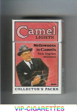 Camel Collectors Packs 1920 Ligts cigarettes hard box