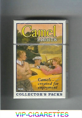 Camel Collectors Packs 1926 Lights cigarettes hard box
