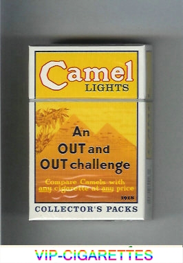 Camel collection version Collectors Packs 1918 Lights cigarettes hard box