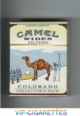 Camel Collectors Pack Colorado Wides Filters cigarettes hard box