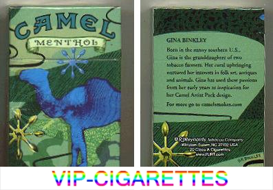 Camel Menthol Art Issue cigarettes hard box