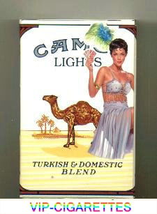 Camel Lights Casino Issue side slide cigarettes hard box