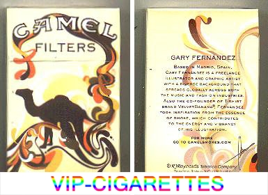 Camel Filters Art Issue designed by Gary Fernandez cigarettes hard box