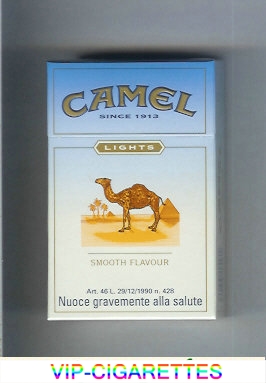 Camel Lights Smooth Flavour cigarettes king size hard box