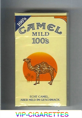 Camel with red sun Mild 100s cigarettes hard box