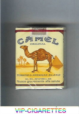 Camel Original Turkish American Blend cigarettes soft box