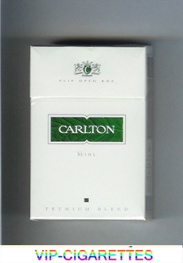 Carlton Mint cigarettes Premium Blend