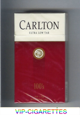 Carlton Filter 100s ultra low tar cigarettes