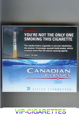Canadian Classics White cigarettes extra light