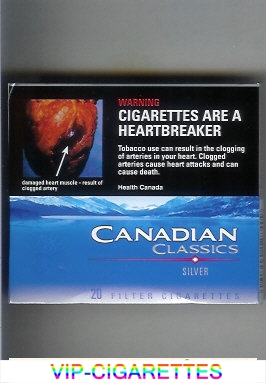 In Stock Canadian Classics Silver Cigarettes Online