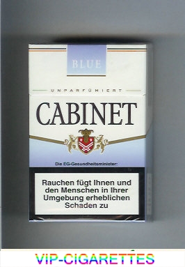 Cabinet Blue cigarettes