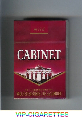 Cabinet Mild Berlin cigarettes collection version
