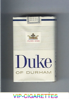 Duke of Durham cigarettes soft box