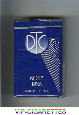 DTC Medium Kings cigarettes soft box