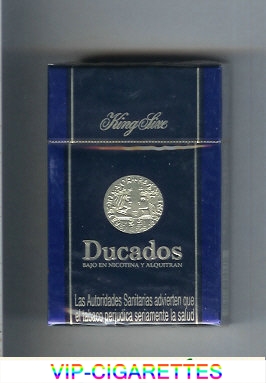 Ducados Bajo En Nicotina Y Alquitran black and blue cigarettes hard box