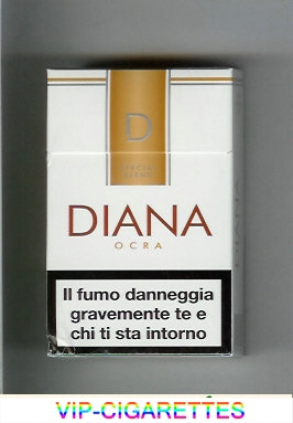 Diana Special Blend Ocra cigarettes hard box