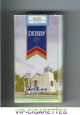 Derby San Luis 100s cigarettes soft box