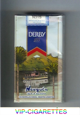 Derby Neuquen 100s cigarettes soft box