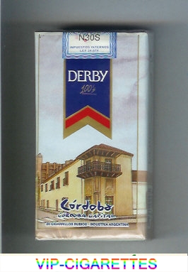 Derby Cordoba 100s cigarettes soft box
