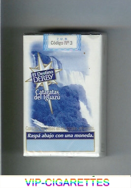 Derby El Destino Derby Cataratas del Jguazu cigarettes soft box