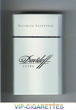 Davidoff Ultra Ultimate Lightness 100s cigarettes hard box