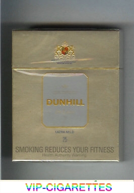Dunhill De Luxe Ultra Mild 25 Cigarettes hard box