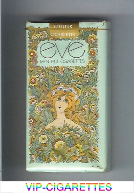 EVE Menthol 100s cigarettes soft box