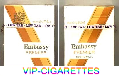Embassy Premier with NSM cigarettes hard box