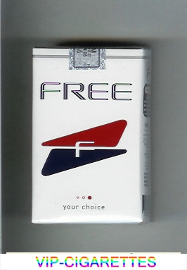 Free F Your Choice white and red and black Cigarettes soft box