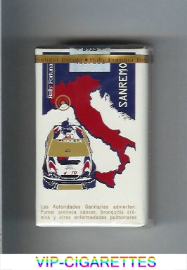 Fortuna. Rally Fortuna Sanremo cigarettes soft box