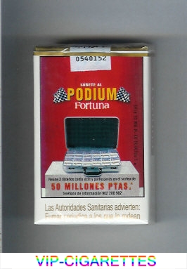 Fortuna Podium 50 Millones Ptas cigarettes soft box