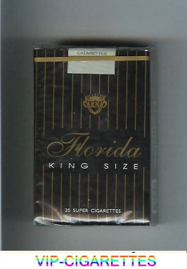 Florida King Size black cigarettes soft box