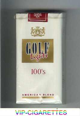 Gold Lights 100s American Blend cigarettes soft box