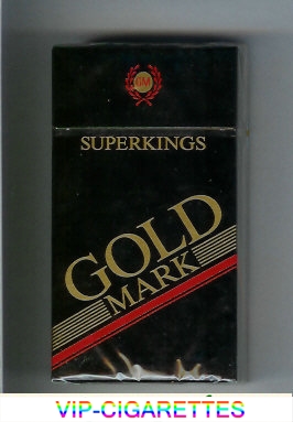 Gold Mark 100s cigarettes hard box