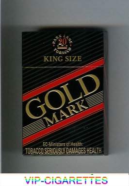 Gold Mark King Size cigarettes hard box