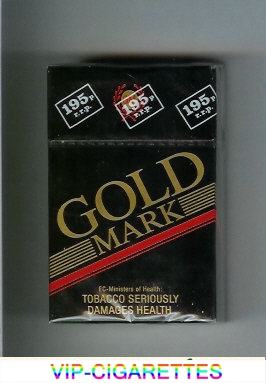 Gold Mark cigarettes hard box