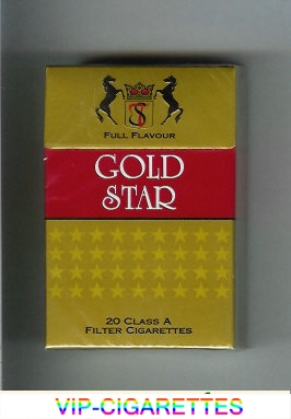 Gold Star Full Flavour Cigarettes hard box