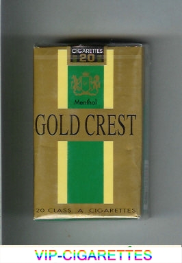 Gold Crest Menthol cigarettes soft box