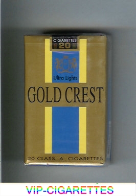 Gold Crest Ultra Lights cigarettes soft box